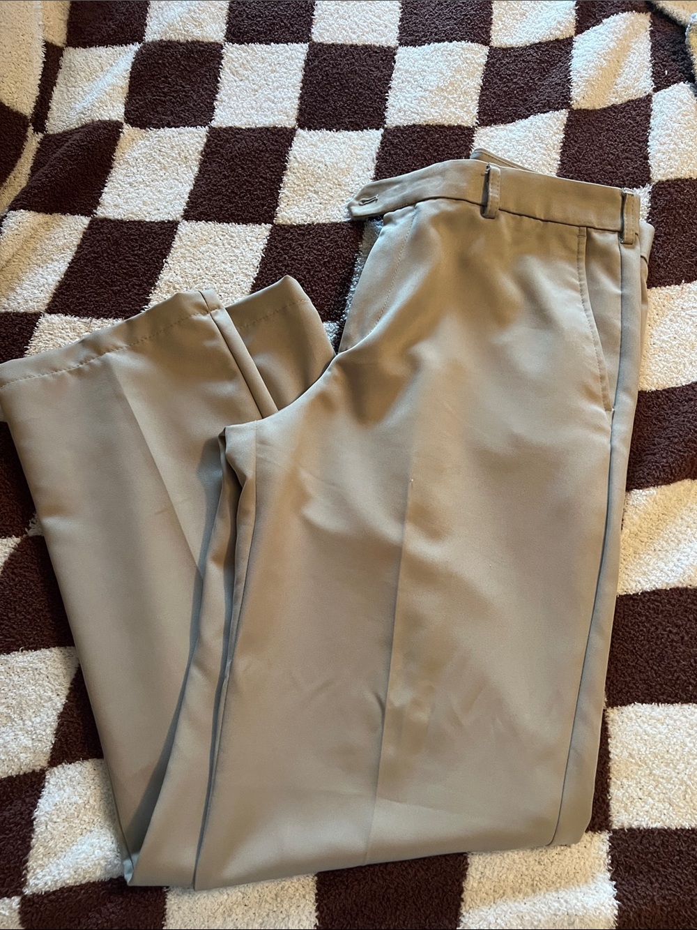 Men's Dress Pants in Light Tan – Classic Tailored Style
